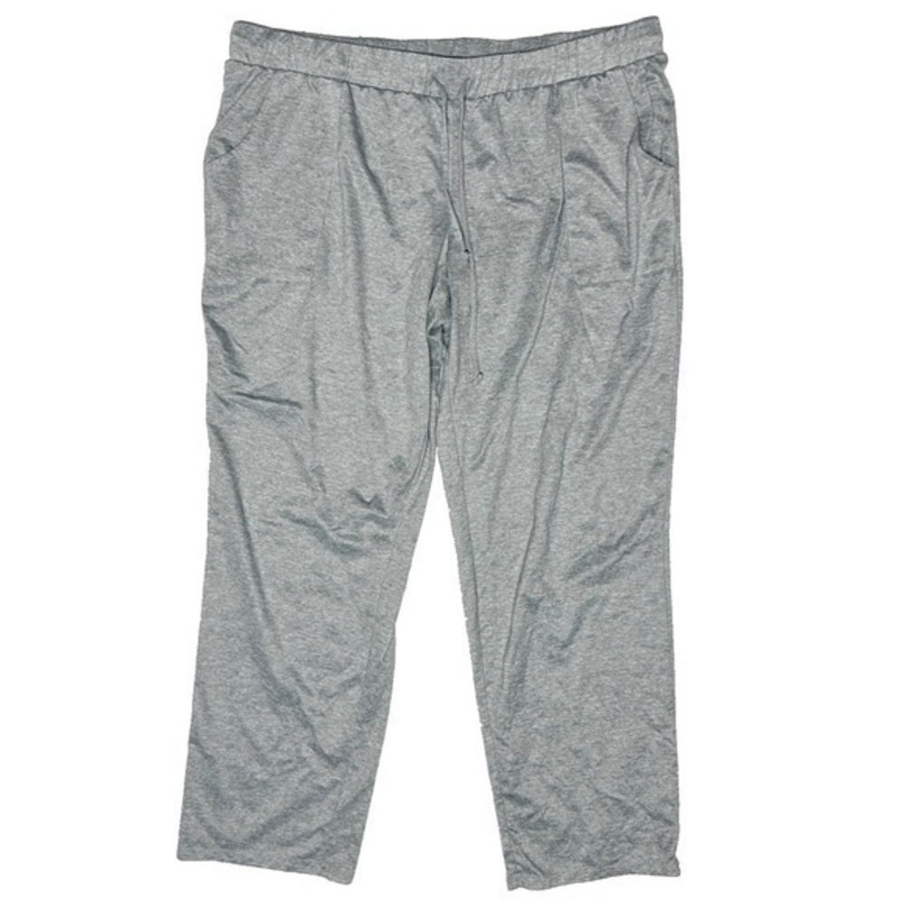 Lucky Brand Jersey Lounge Pants Womens L‎ Gray Elastic Waist Drawstring Pockets